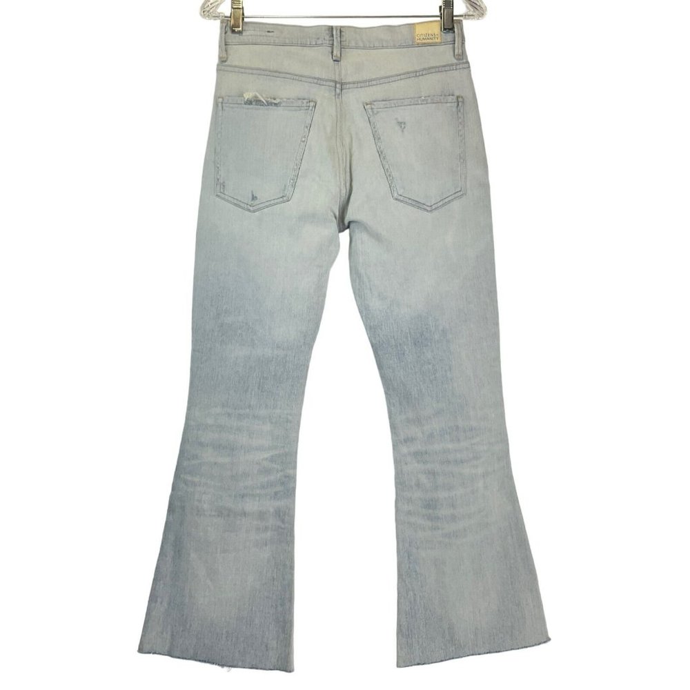 Citizens Of Humanity Jeans Women's Size 27 Blue Fleetwood High $258 Flare Nwot - Picture 3 of 16